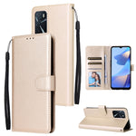 Custodia per telefono in pelle multifunzionale con 3 slot per schede, For OPPO A16, For Samsung Galaxy S22 5G, For Samsung Galaxy S22 Ultra 5G