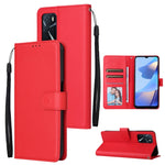Custodia per telefono in pelle multifunzionale con 3 slot per schede, For OPPO A16, For Samsung Galaxy S22 5G, For Samsung Galaxy S22 Ultra 5G