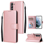 Custodia per telefono in pelle multifunzionale con 3 slot per schede, For OPPO A16, For Samsung Galaxy S22 5G, For Samsung Galaxy S22 Ultra 5G