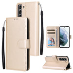 Custodia per telefono in pelle multifunzionale con 3 slot per schede, For OPPO A16, For Samsung Galaxy S22 5G, For Samsung Galaxy S22 Ultra 5G
