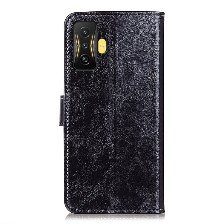 Cassa del telefono in pelle con texture retrò Crazy Horse, For OPPO Realme GT2 Pro, For Xiaomi Poco F4 GT 5G