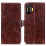Cassa del telefono in pelle con texture retrò Crazy Horse, For OPPO Realme GT2 Pro, For Xiaomi Poco F4 GT 5G
