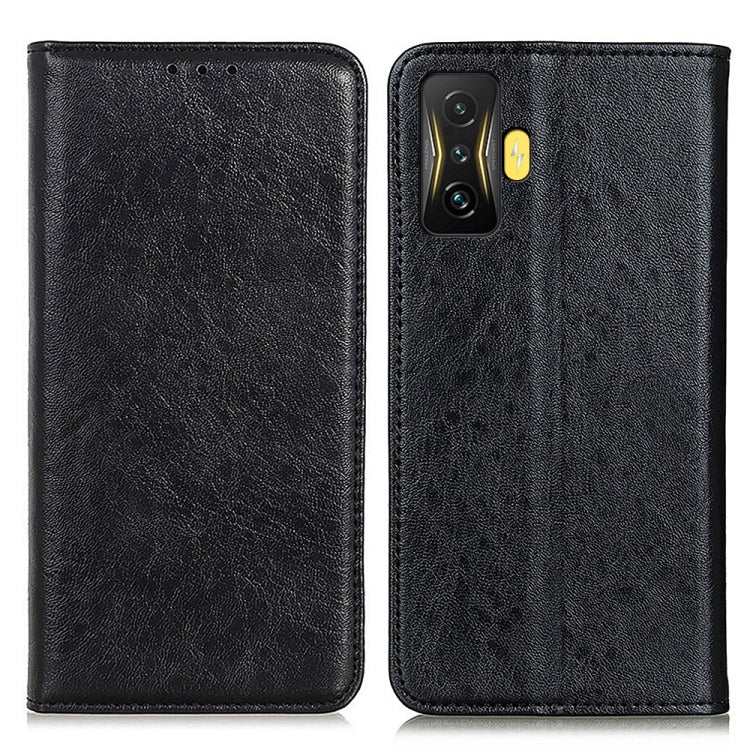 Custodia per telefono in pelle con struttura magnetica Crazy Horse, For Xiaomi Poco F4 GT 5G