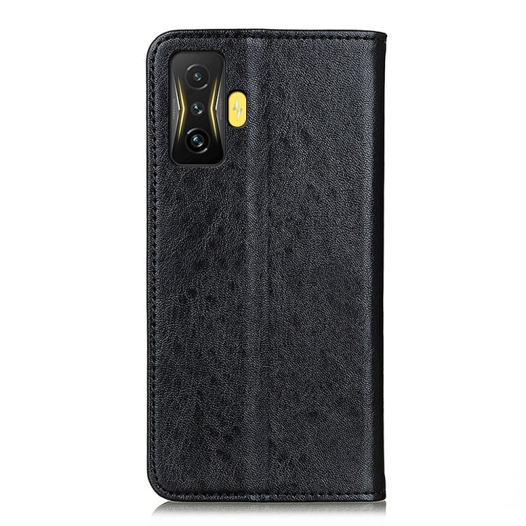 Custodia per telefono in pelle con struttura magnetica Crazy Horse, For Xiaomi Poco F4 GT 5G
