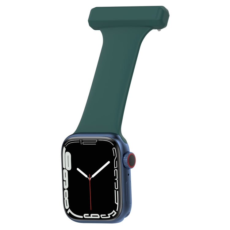 Cinturino per orologio da infermiera in silicone per la serie Apple Watch, 7 41mm / 6&SE&5&4 40mm / 3&2&1 38mm, 7 45mm / 6&SE&5&4 44mm / 3&2&1 42mm