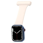 Cinturino per orologio da infermiera in silicone per la serie Apple Watch, 7 41mm / 6&SE&5&4 40mm / 3&2&1 38mm, 7 45mm / 6&SE&5&4 44mm / 3&2&1 42mm