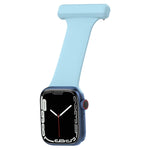 Cinturino per orologio da infermiera in silicone per la serie Apple Watch, 7 41mm / 6&SE&5&4 40mm / 3&2&1 38mm, 7 45mm / 6&SE&5&4 44mm / 3&2&1 42mm