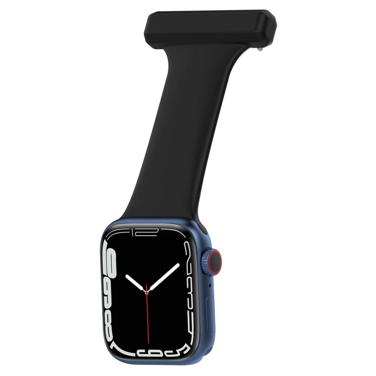 Cinturino per orologio da infermiera in silicone per la serie Apple Watch, 7 41mm / 6&SE&5&4 40mm / 3&2&1 38mm, 7 45mm / 6&SE&5&4 44mm / 3&2&1 42mm