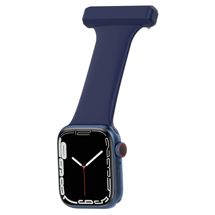 Cinturino per orologio da infermiera in silicone per la serie Apple Watch, 7 41mm / 6&SE&5&4 40mm / 3&2&1 38mm, 7 45mm / 6&SE&5&4 44mm / 3&2&1 42mm