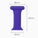 Cinturino per orologio da infermiera in silicone per la serie Apple Watch, 7 41mm / 6&SE&5&4 40mm / 3&2&1 38mm, 7 45mm / 6&SE&5&4 44mm / 3&2&1 42mm