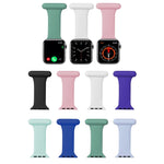 Cinturino per orologio da infermiera in silicone per la serie Apple Watch, 7 41mm / 6&SE&5&4 40mm / 3&2&1 38mm, 7 45mm / 6&SE&5&4 44mm / 3&2&1 42mm