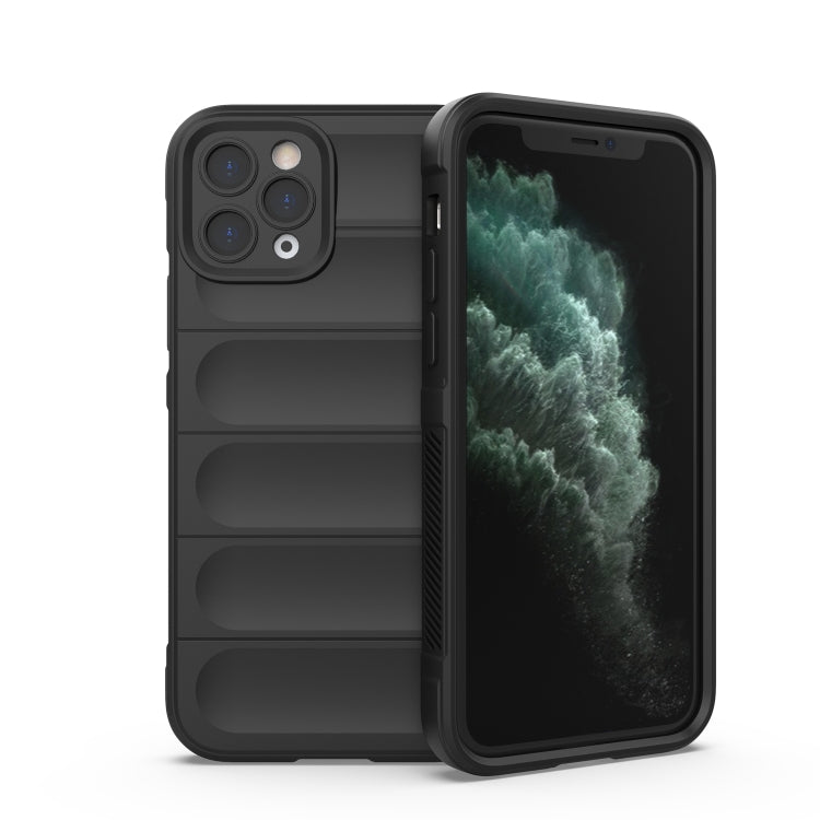 Magic Shield TPU + custodia per telefono in flanella, For iPhone 11 Pro Max, For iPhone 12