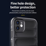 Custodia TPU con flanella per iPhone 12