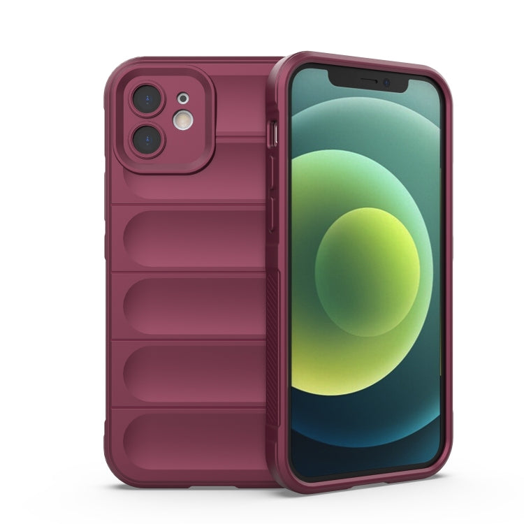 Custodia TPU con flanella per iPhone 12
