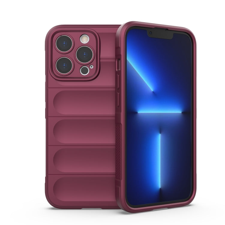 Custodia TPU con flanella per iPhone 13 Pro