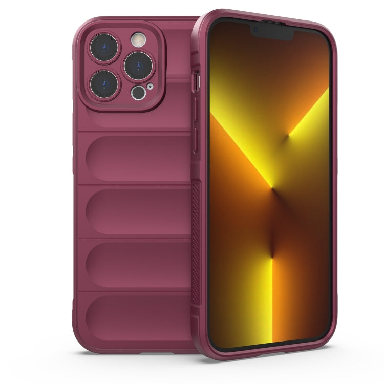 Custodia TPU con flanella per iPhone 13 Pro Max