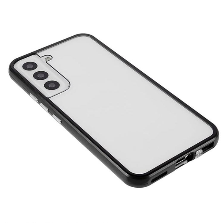 Custodia per telefono in vetro temperato bifacciale magnetico anti-sbirciatina, For Samsung Galaxy S21 5G, For Samsung Galaxy S21+ 5G, For Samsung Galaxy S21 Ultra 5G