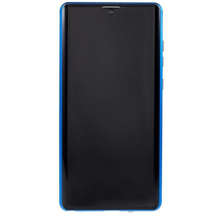 Custodia per telefono in vetro temperato bifacciale magnetico anti-sbirciatina, For Samsung Galaxy S22 Ultra 5G