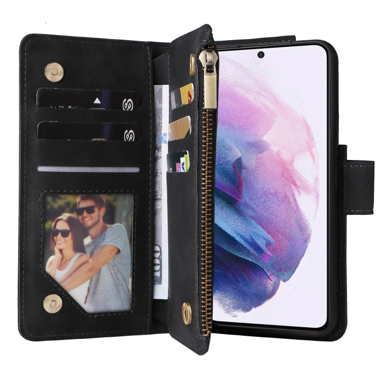 Custodia per cellulare multifunzionale in pelle con portafoglio con cerniera smerigliata, For Samsung Galaxy S22+ 5G, For Samsung Galaxy A03s 166.5mm, For Samsung Galaxy A13 5G, For Samsung Galaxy A33 5G