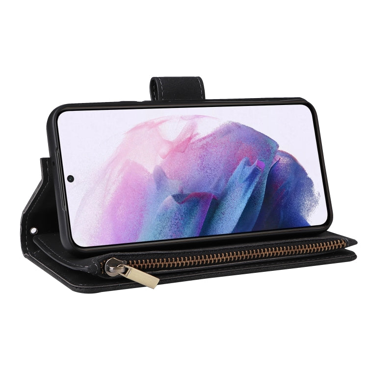 Custodia per cellulare multifunzionale in pelle con portafoglio con cerniera smerigliata, For Samsung Galaxy S22+ 5G, For Samsung Galaxy A03s 166.5mm, For Samsung Galaxy A13 5G, For Samsung Galaxy A33 5G