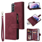 Custodia per cellulare multifunzionale in pelle con portafoglio con cerniera smerigliata, For Samsung Galaxy S22+ 5G, For Samsung Galaxy A03s 166.5mm, For Samsung Galaxy A13 5G, For Samsung Galaxy A33 5G