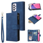 Custodia per cellulare multifunzionale in pelle con portafoglio con cerniera smerigliata, For Samsung Galaxy S22+ 5G, For Samsung Galaxy A03s 166.5mm, For Samsung Galaxy A13 5G, For Samsung Galaxy A33 5G