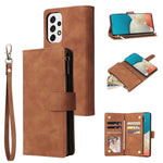 Custodia per cellulare multifunzionale in pelle con portafoglio con cerniera smerigliata, For Samsung Galaxy A53 5G, For Xiaomi Redmi Note 11 Pro China, For Xiaomi Redmi Note 11 China