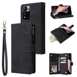 Custodia per cellulare multifunzionale in pelle con portafoglio con cerniera smerigliata, For Samsung Galaxy A53 5G, For Xiaomi Redmi Note 11 Pro China, For Xiaomi Redmi Note 11 China