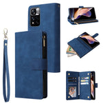 Custodia per cellulare multifunzionale in pelle con portafoglio con cerniera smerigliata, For Samsung Galaxy A53 5G, For Xiaomi Redmi Note 11 Pro China, For Xiaomi Redmi Note 11 China