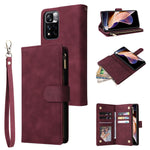 Custodia per cellulare multifunzionale in pelle con portafoglio con cerniera smerigliata, For Samsung Galaxy A53 5G, For Xiaomi Redmi Note 11 Pro China, For Xiaomi Redmi Note 11 China