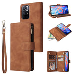 Custodia per cellulare multifunzionale in pelle con portafoglio con cerniera smerigliata, For Samsung Galaxy A53 5G, For Xiaomi Redmi Note 11 Pro China, For Xiaomi Redmi Note 11 China