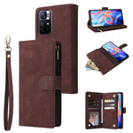 Custodia per cellulare multifunzionale in pelle con portafoglio con cerniera smerigliata, For Samsung Galaxy A53 5G, For Xiaomi Redmi Note 11 Pro China, For Xiaomi Redmi Note 11 China