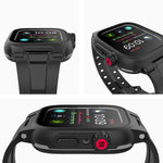 Custodia per orologio impermeabile RedPepper TPU + PC + silicone, For Apple Watch Series 9 / 8 / 7 41mm, For Apple Watch Series 9 / 8 / 7 45mm