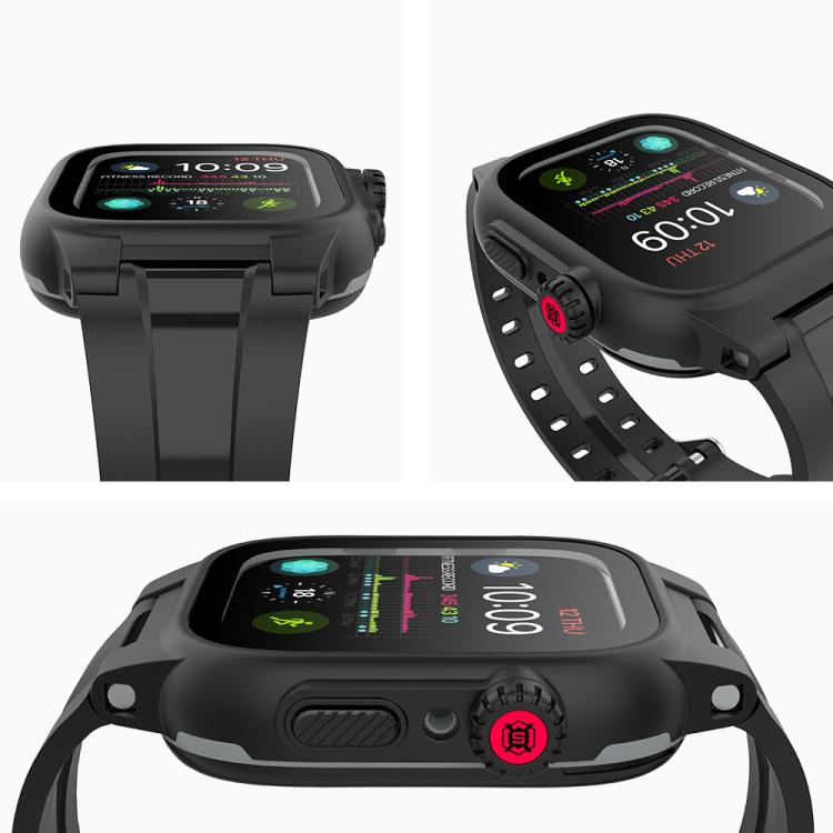 Custodia per orologio impermeabile RedPepper TPU + PC + silicone, For Apple Watch Series 9 / 8 / 7 41mm, For Apple Watch Series 9 / 8 / 7 45mm