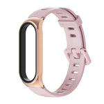 Per Xiaomi Mi Band 6/5/4/3 Mijobs cinturino in silicone con foro piatto, CS Case, GT Case, Plus Case, TF Case
