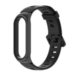 Per Xiaomi Mi Band 6/5/4/3 Mijobs cinturino in silicone con foro piatto, CS Case, GT Case, Plus Case, TF Case