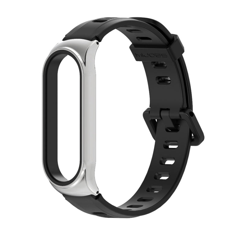 Per Xiaomi Mi Band 6/5/4/3 Mijobs cinturino in silicone con foro piatto, CS Case, GT Case, Plus Case, TF Case