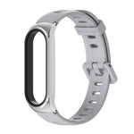 Per Xiaomi Mi Band 6/5/4/3 Mijobs cinturino in silicone con foro piatto, CS Case, GT Case, Plus Case, TF Case