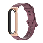 Per Xiaomi Mi Band 6/5/4/3 Mijobs cinturino in silicone con foro piatto, CS Case, GT Case, Plus Case, TF Case