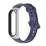 Per Xiaomi Mi Band 6/5/4/3 Mijobs cinturino in silicone con foro piatto, CS Case, GT Case, Plus Case, TF Case