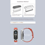 Per Xiaomi Mi Band 6/5/4/3 Mijobs cinturino in silicone con foro piatto, CS Case, GT Case, Plus Case, TF Case