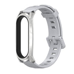 Per Xiaomi Mi Band 6/5/4/3 Mijobs cinturino in silicone con foro piatto, CS Case, GT Case, Plus Case, TF Case