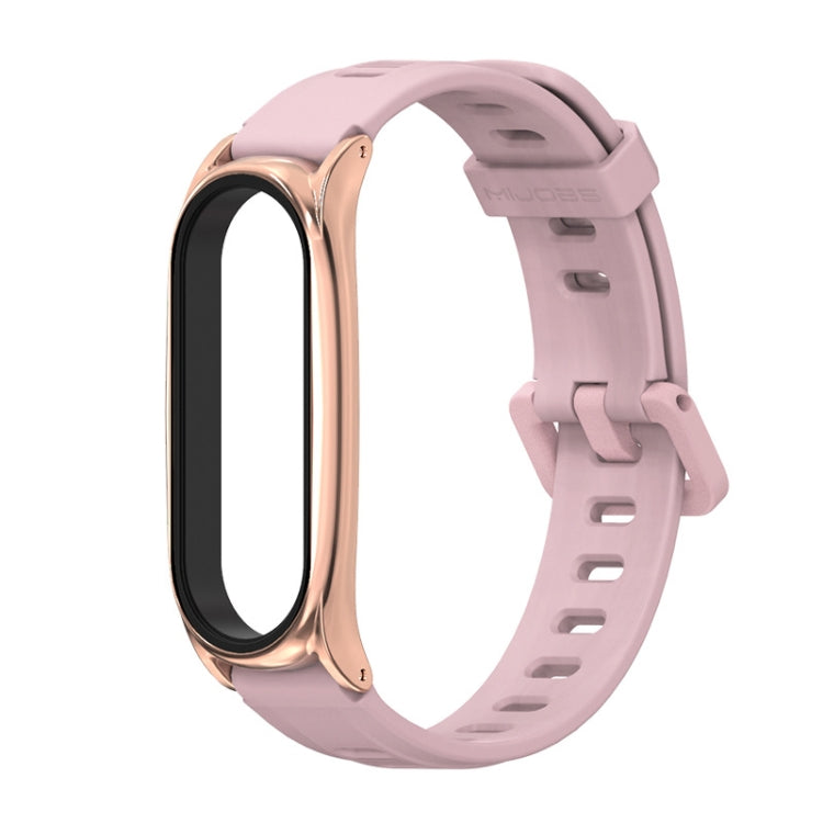 Per Xiaomi Mi Band 6/5/4/3 Mijobs cinturino in silicone con foro piatto, CS Case, GT Case, Plus Case, TF Case