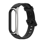 Per Xiaomi Mi Band 6/5/4/3 Mijobs cinturino in silicone con foro piatto, CS Case, GT Case, Plus Case, TF Case