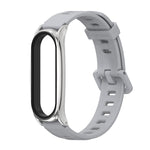 Per Xiaomi Mi Band 6/5/4/3 Mijobs cinturino in silicone con foro piatto, CS Case, GT Case, Plus Case, TF Case
