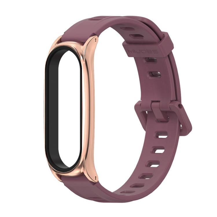 Per Xiaomi Mi Band 6/5/4/3 Mijobs cinturino in silicone con foro piatto, CS Case, GT Case, Plus Case, TF Case