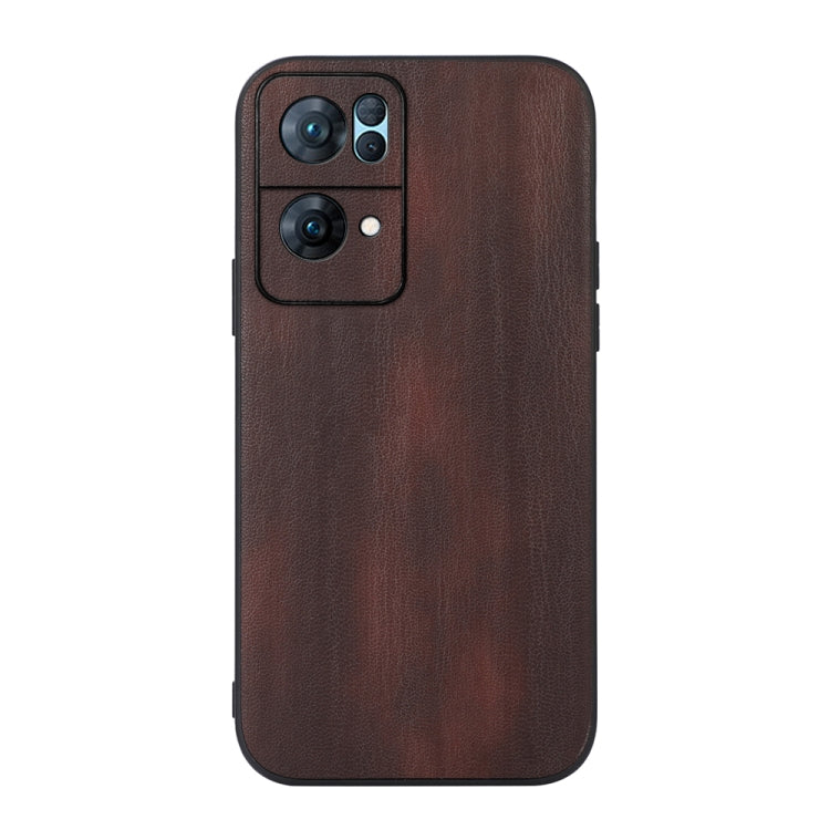 Cassa del telefono dell'unità di elaborazione di struttura della mucca gialla, For OPPO Reno7 5G International Version / Find X5 Lite, For OPPO Reno7 5G Chinese Version, For OPPO Reno7 Pro, For Sony Xperia 1 IV, For Samsung Galaxy M33 5G