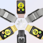 Cinturino per orologio in acciaio inossidabile con fibbia Milano Mijobs, For Huawei Watch Fit