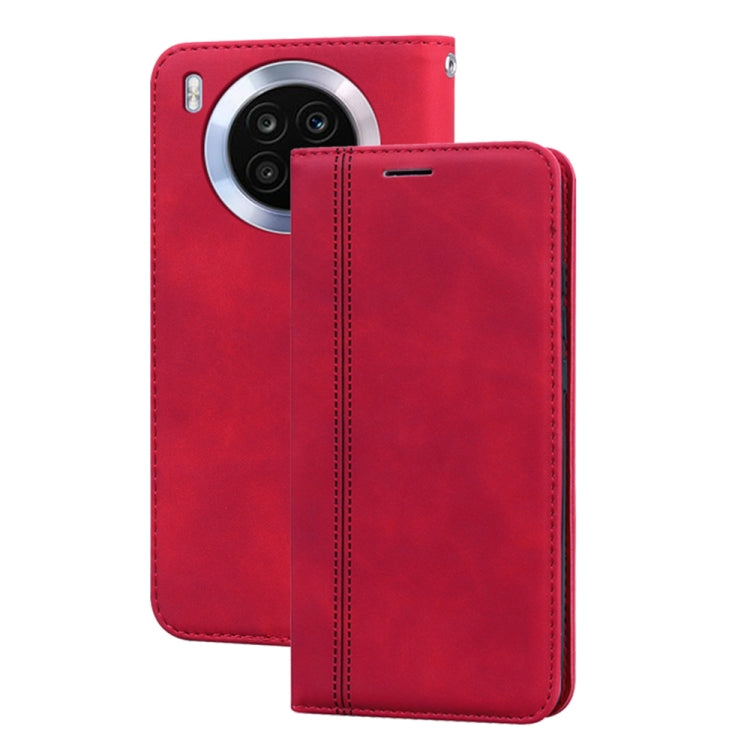 Custodia per telefono in pelle con vibrazione magnetica da lavoro smerigliata, For Xiaomi Redmi 10C, For Huawei nova 8i, For Huawei nova 9, For Honor X8 / X30i