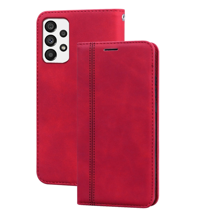Custodia per telefono in pelle con vibrazione magnetica da lavoro smerigliata, For Samsung Galaxy A13 4G, For Samsung Galaxy A23 / M23 / F23, For Samsung Galaxy S22 Ultra 5G